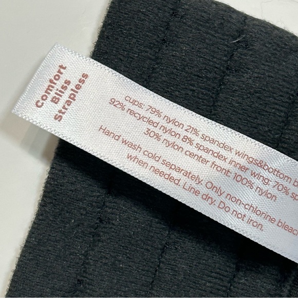 Cacique Comfort Bliss Lightly Lined Multi-Way Strapless Bra - 42C - Picture 10 of 12